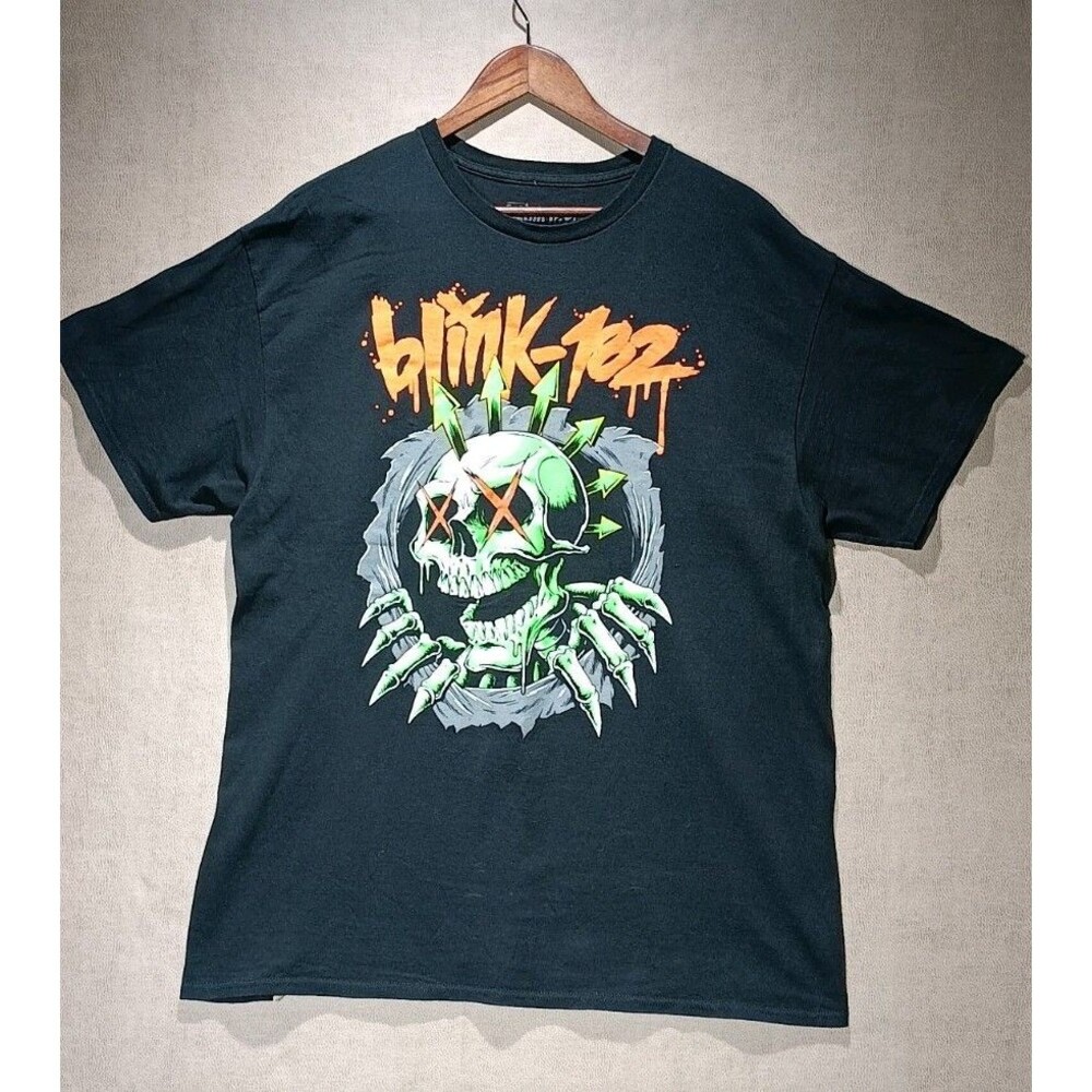 Blink-182 Punk Skeleton T-Shirt Size XL